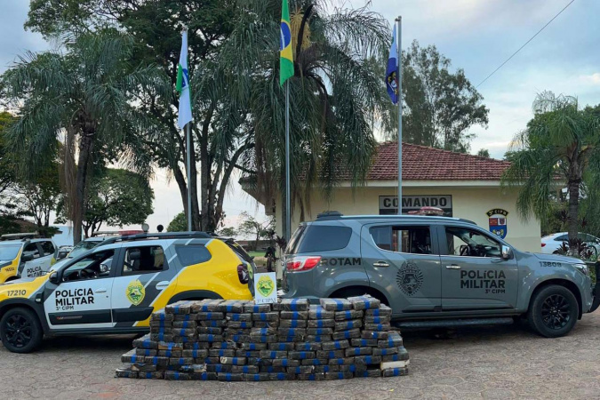 PMPR apreende quase 5 toneladas de maconha na região Noroeste em dois meses