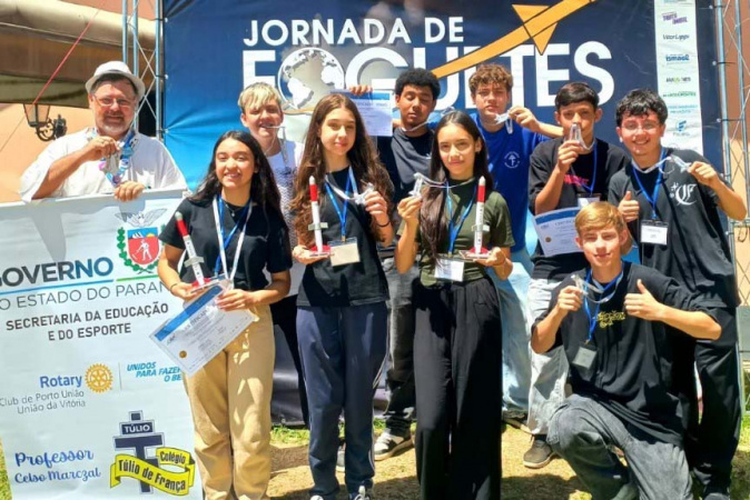 Alunos da rede estadual são vice-campeões na 19ª Olimpíada Brasileira de Foguetes