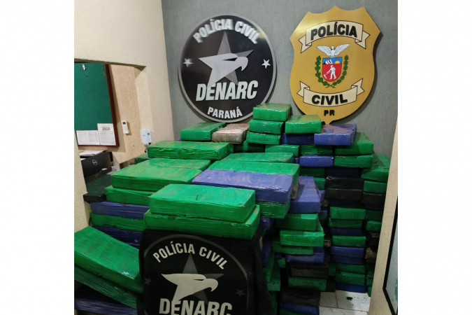 PCPR apreende 2,5 toneladas de drogas em área rural de Itaipulândia