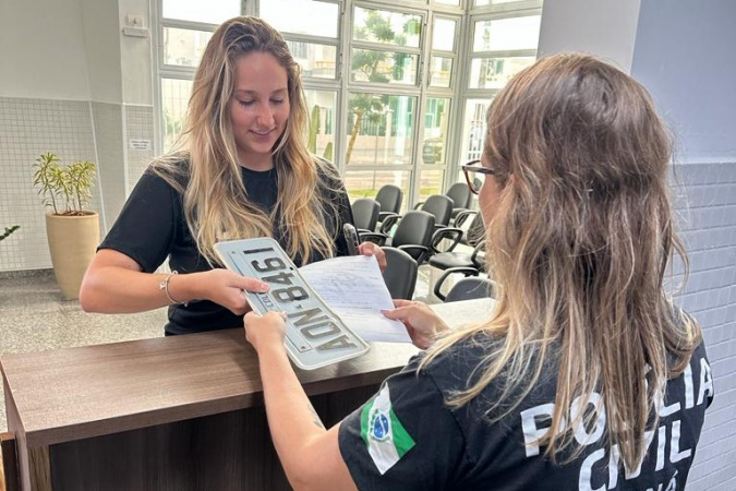 PCPR orienta sobre boletim de ocorrência online em casos de perda de placa de veículo